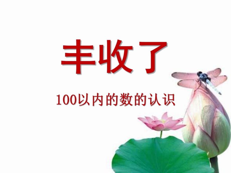 春青島版數(shù)學(xué)一下第三單元《豐收了 100以內(nèi)數(shù)的認識》ppt課件2_第1頁