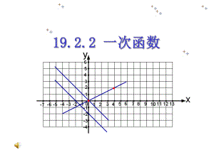 人教版八年級(jí)下冊(cè) 數(shù)學(xué) 19.2.2 一次函數(shù) (共24張PPT)