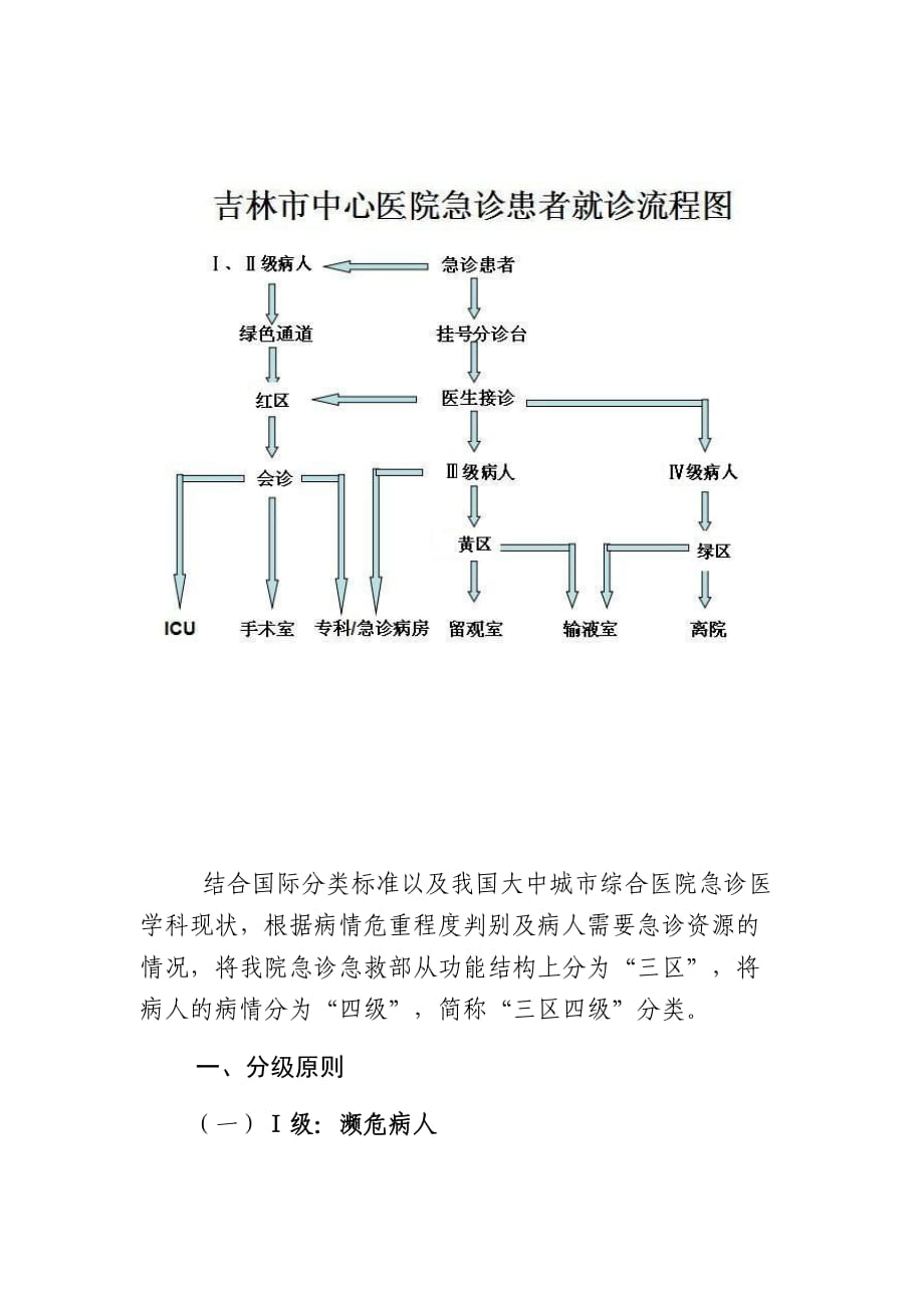 急诊病人病情分级就诊流程_第1页