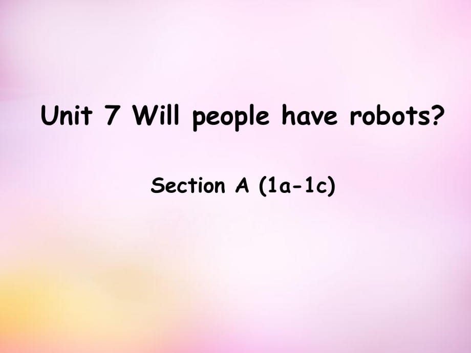 【人教版新目標(biāo)】八年級(jí)英語(yǔ)上：Unit7SectionA（1a-1c）課件_第1頁(yè)