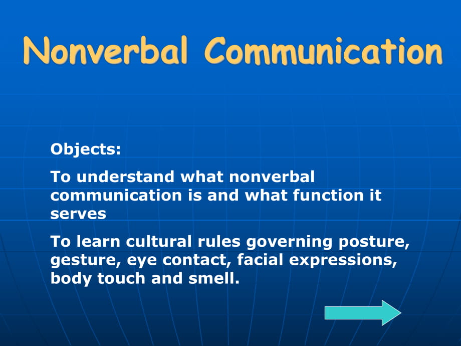 北京大學(xué)出版社《跨文化交際》unit-5-6-Nonverbal-Communication_第1頁