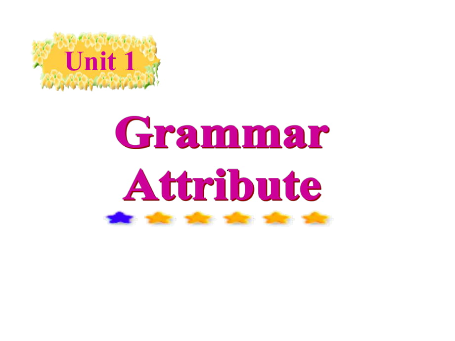 人教版高中英語選修10課件：Unit1 Grammar_第1頁