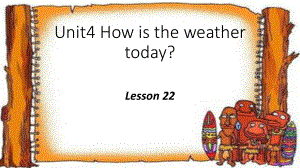 四年級(jí)上冊(cè)英語課件-Unit 4 How's the weather today Lesson 22-3_人教精通（2014秋）