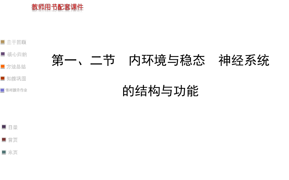 【浙江專用】2014金榜生物教師用書配套課件必修3_第二章_第一、二節(jié)_第1頁