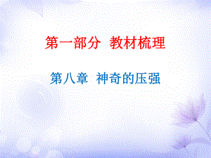 廣東省2019年中考物理滬粵版總復(fù)習(xí)課件：第8章神奇的壓強(qiáng) (共36張PPT)