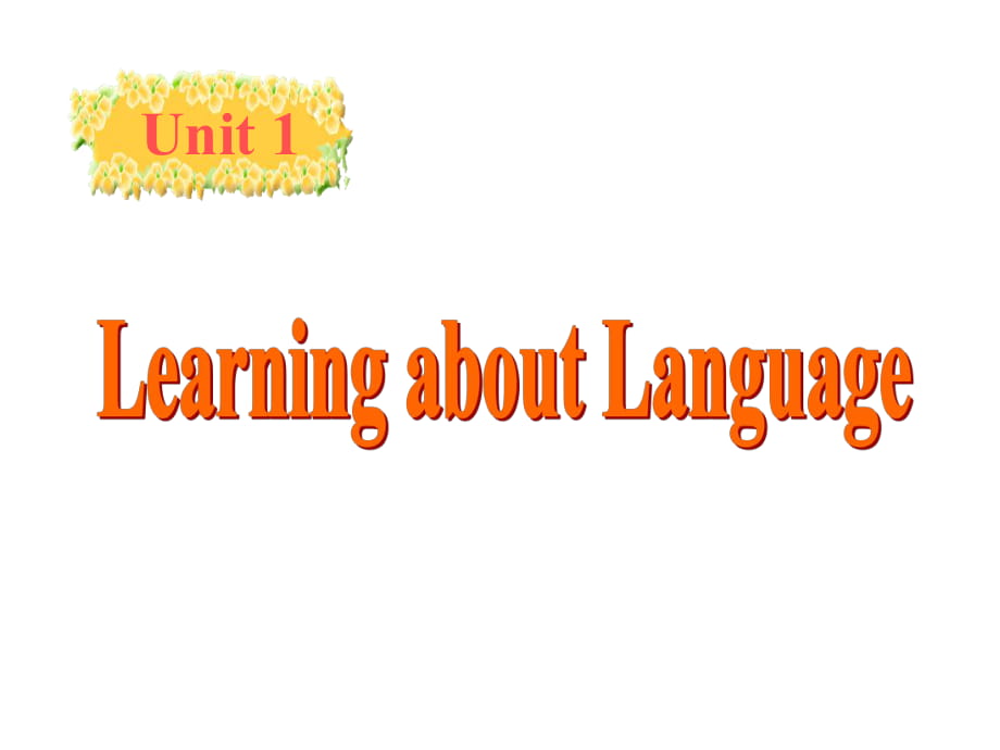 人教版高中英語選修10課件：Unit1 Learning about language(共16張PPT)_第1頁