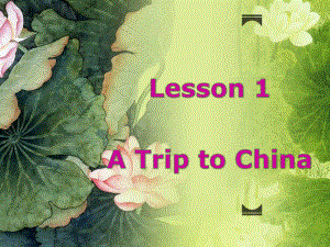 2013新冀教版七年級(jí)英語下冊(cè)lesson_1_a_trip_to_China課件(1)