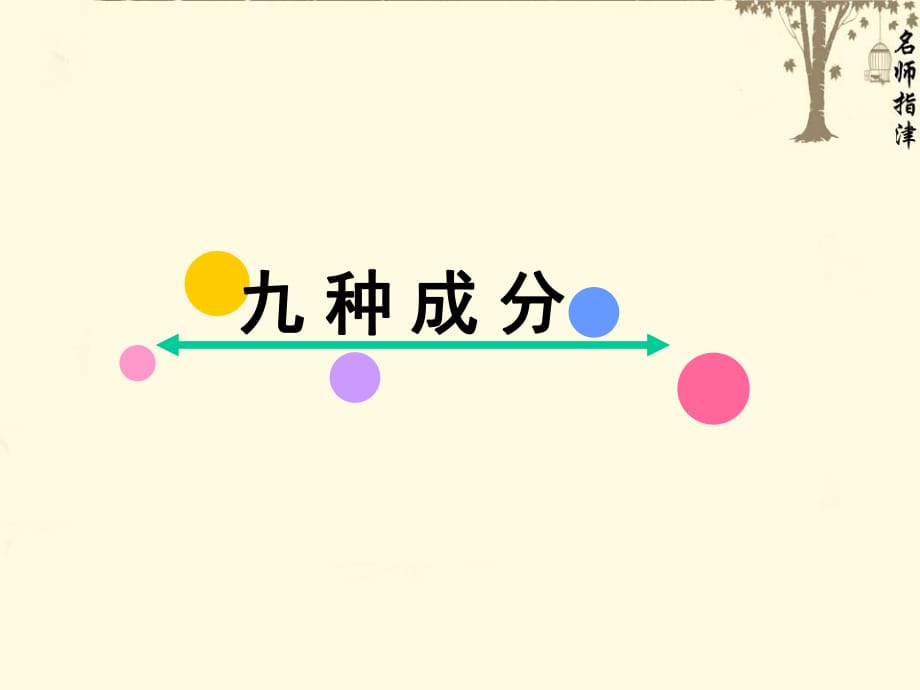 2019版高考大一轮复习英语（人教版）名师课件：第二部分 基础语法 2九种成分(共15张PPT)_第1页