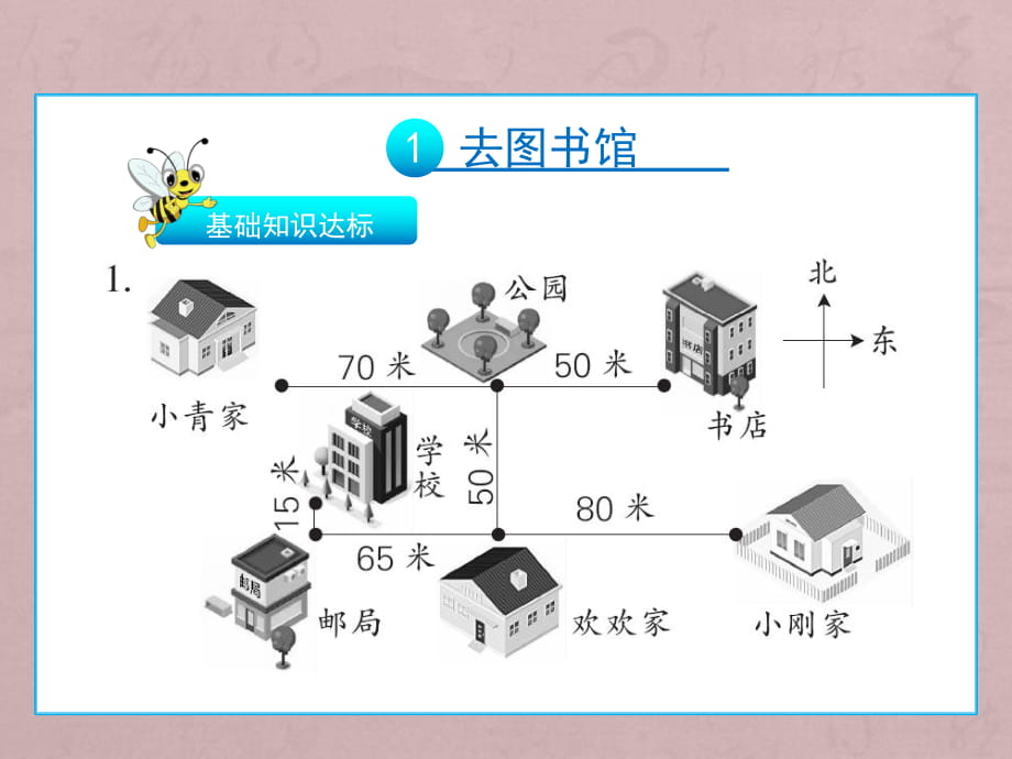 四年級上冊數(shù)學(xué) 課件 - 五、方向與位置 北師大版（2014秋）(共35張PPT)_第1頁