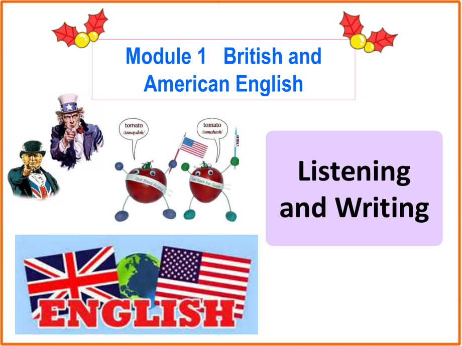 2018年外研版高中英語必修五課件：Module1 Listening and Writing (共36張PPT)_第1頁