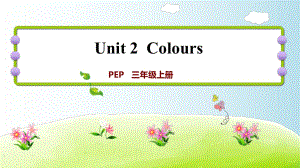 三年級上冊英語練習課件-Unit 2 Colours課時4｜人教PEP(2018秋) (共8張PPT)