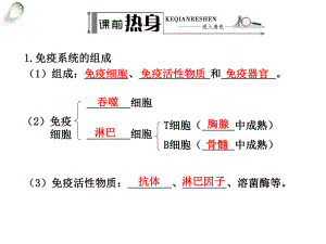 【金版方案】2014高考生物（人教版）一輪復(fù)習(xí)“學(xué)案”課件：第29講免疫調(diào)節(jié)（共32張PPT）