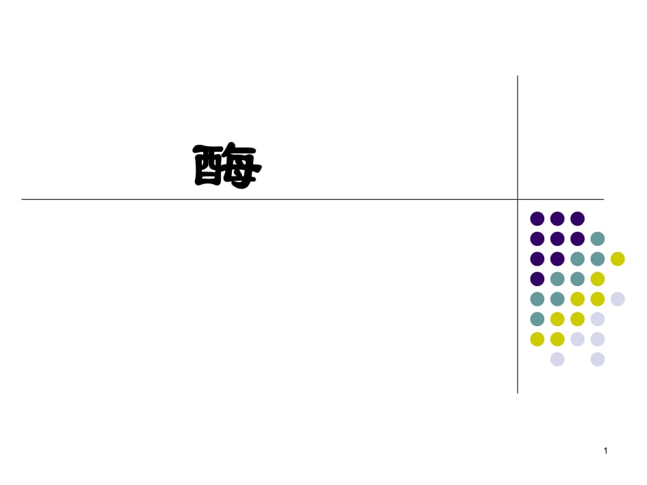 大学生物化学酶PPT课件_第1页