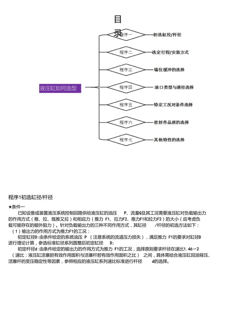 如何確定液壓油缸規(guī)格型號(hào)(液壓油缸選型參考)_第1頁