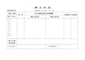 網絡工程公司 施工日志