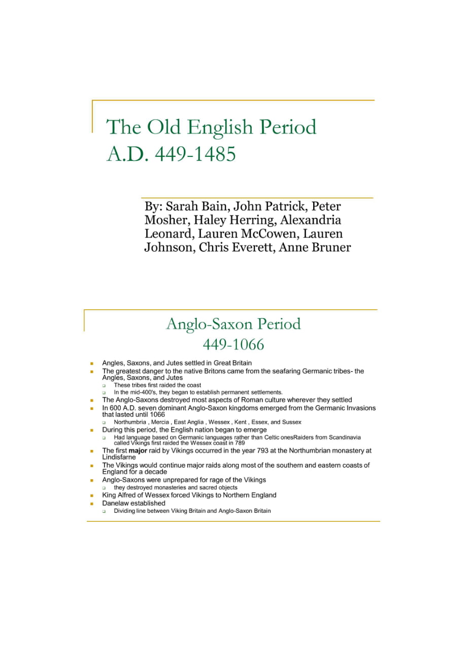 Old English Themes_第1页