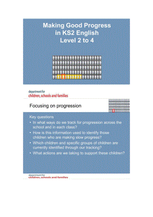 Making Good Progress in KS2 English