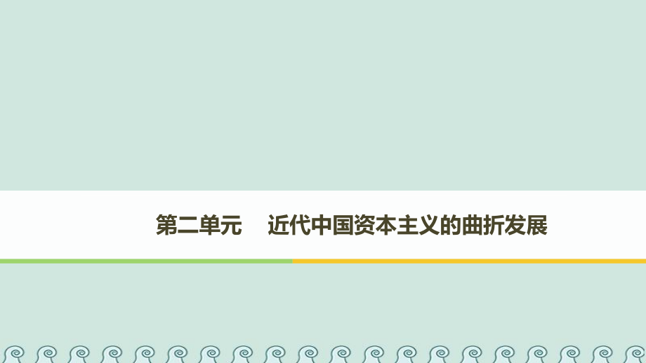 历史 第二单元 近代中国资本主义的曲折发展 第6课 近代我国经济结构的变动 北师大版必修2_第1页