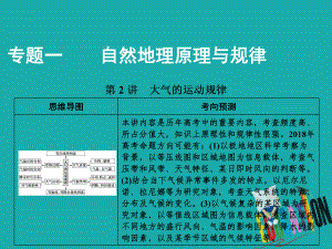 地理第一部分 一 第2講 大氣的運(yùn)動(dòng)規(guī)律