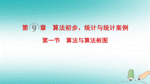 數(shù)學(xué)第9章 算法初步、統(tǒng)計(jì)與統(tǒng)計(jì)案例 第1節(jié) 算法與算法框圖 文 北師大版