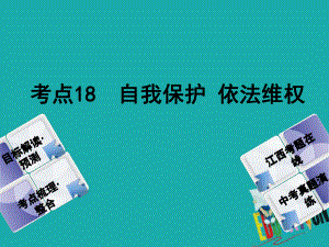 政治方案 第二單元 法律與秩序 18 自我保護 依法維權(quán)教材梳理