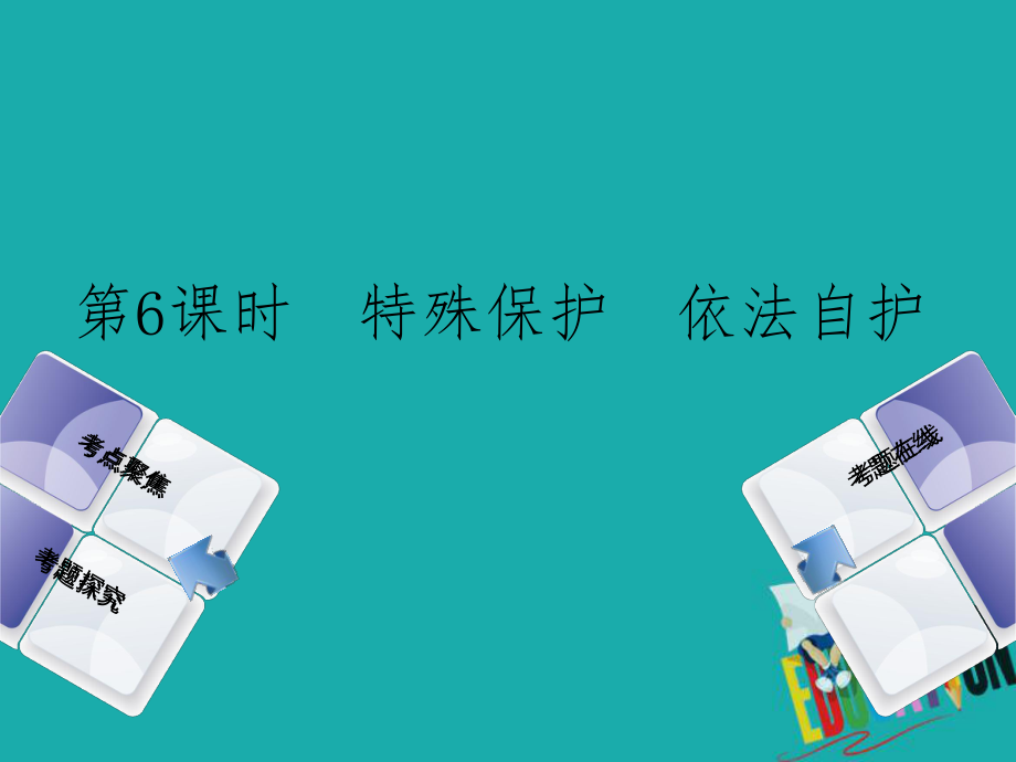 政治方案 第二單元 學(xué)法知法 依法自護(hù) 第6課時(shí) 特殊保護(hù) 依法自護(hù)_第1頁