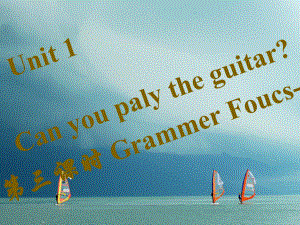 七年級(jí)英語下冊 Unit 1 Can you paly the guitar（第3課時(shí)）Grammar Focus-3c習(xí)題 （新版）人教新目標(biāo)版