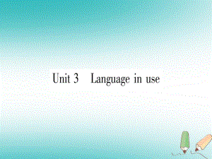 九年级英语上册 Module 8 Sports life Unit 3 Language in use习题 （新版）外研版