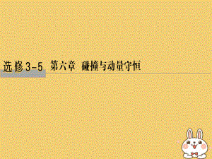 物理總第六章 碰撞與動量守恒 基礎(chǔ)課1 動量和動量定理