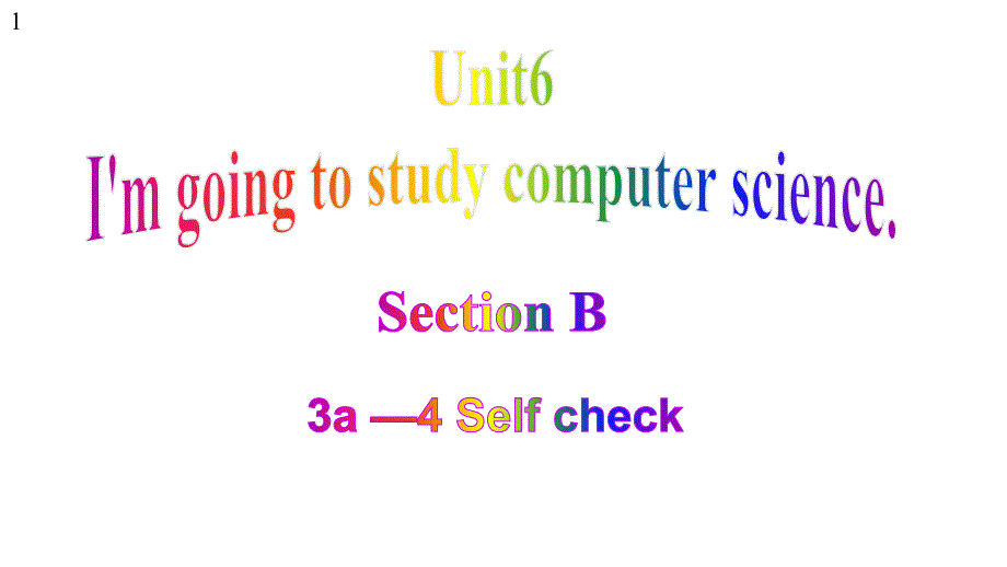 人教版英语八年级上册Unit-6-Section-B-3a-—4-Self-check-28张课件_第1页