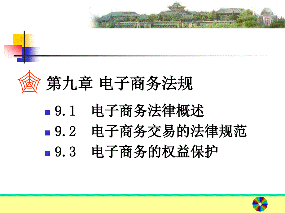 第09章-电子商务法规电子商务概论课件_第1页