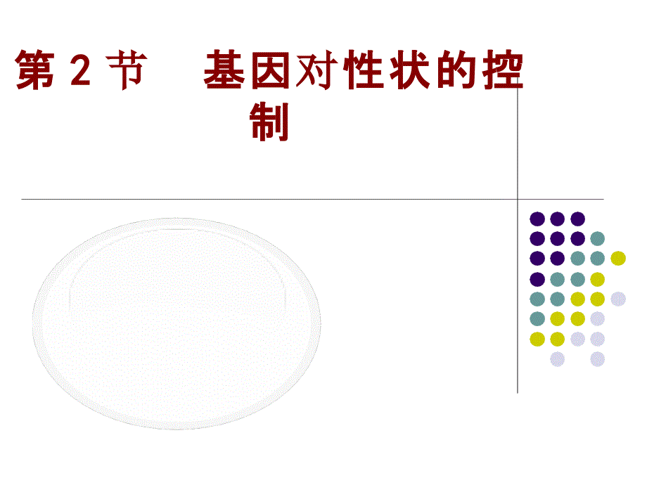 高中生物《基因对性状的控制(11)》优质教学ppt课件_第1页