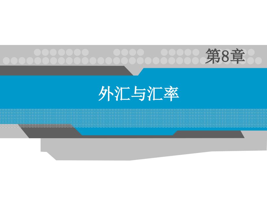 货币金融学第八章外汇与汇率_第1页