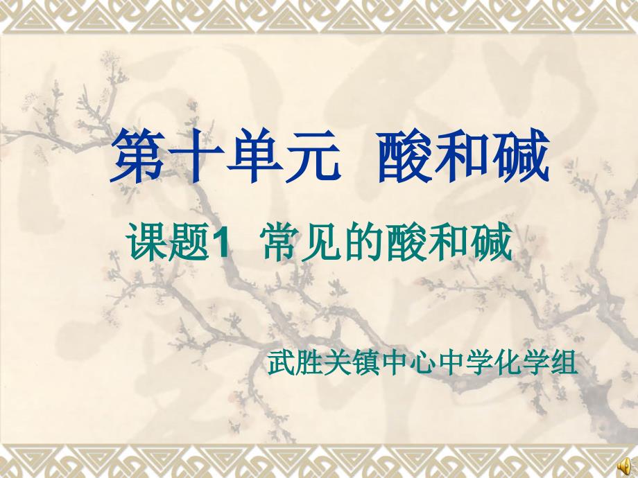 教育专题：10-1常见的酸和碱-酸、指示剂第一课时 (2)_第1页