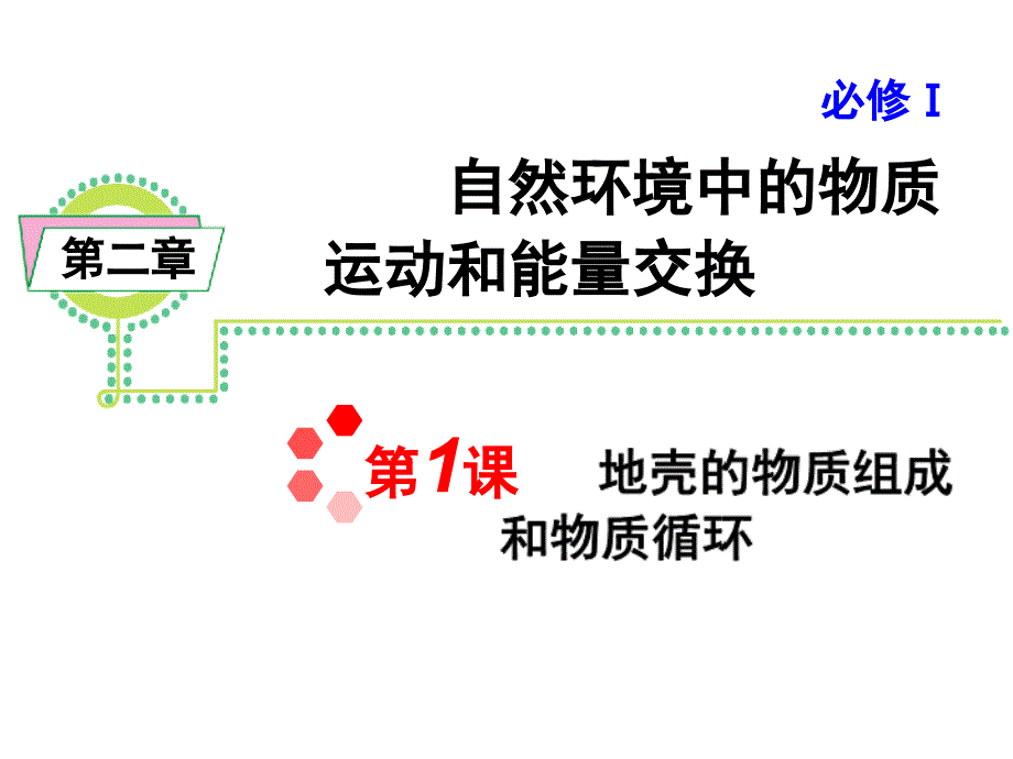 地壳的物质组成和物质循环use_第1页