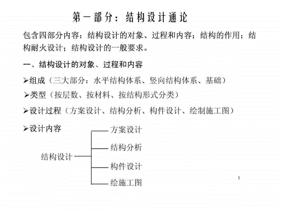 建筑结构设计基础理论课件_第1页