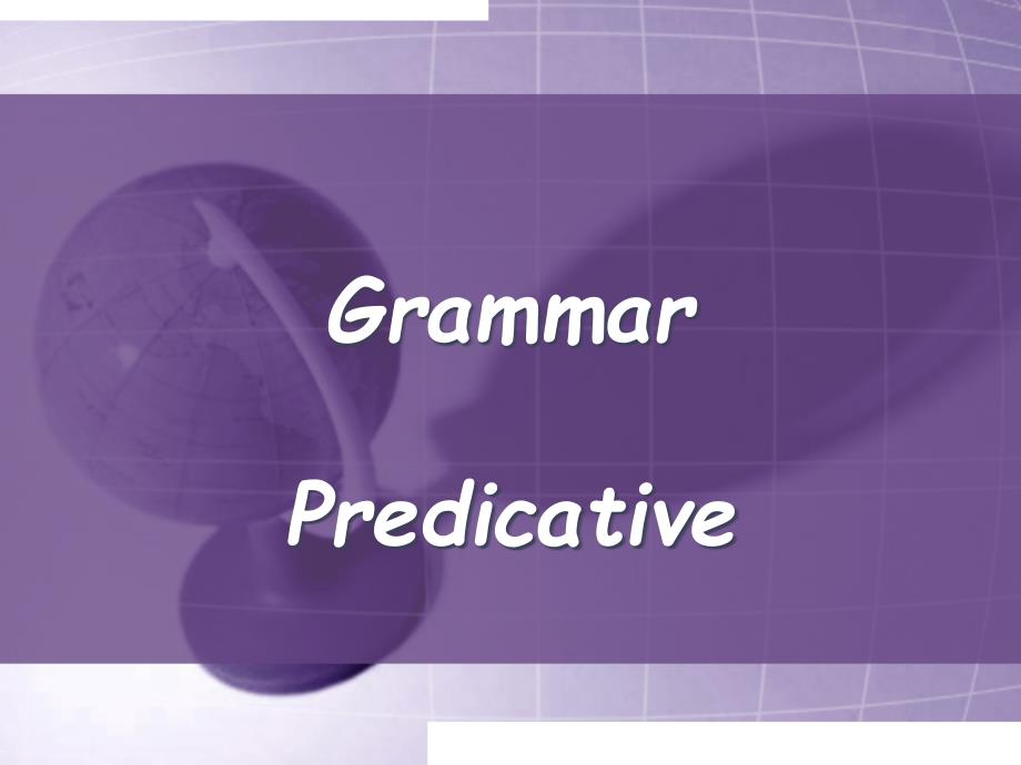 Grammar Predictive_第1页