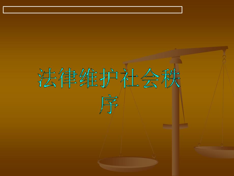 法律维护社会秩序_第1页