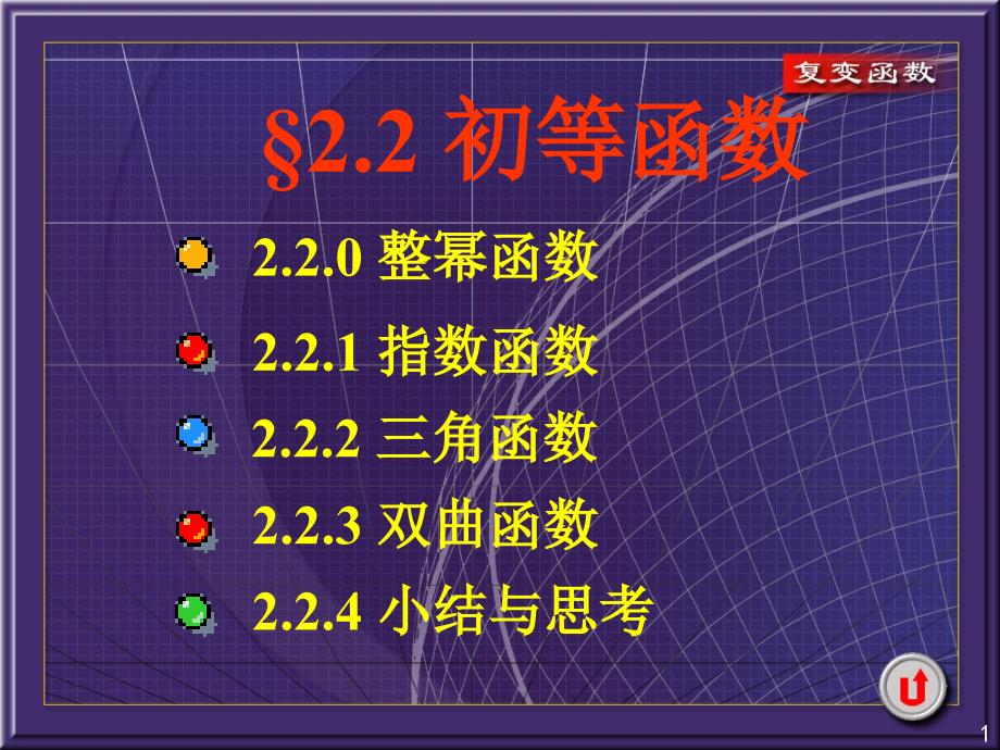 高等代数--初等函数_第1页