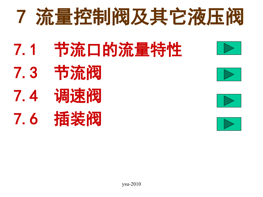 08 流量控制阀和流量控制回路_第1页