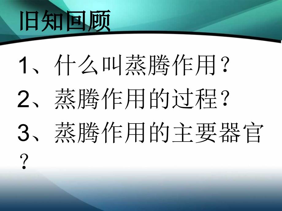 教育专题：第二课时——观察叶片的结构_第1页