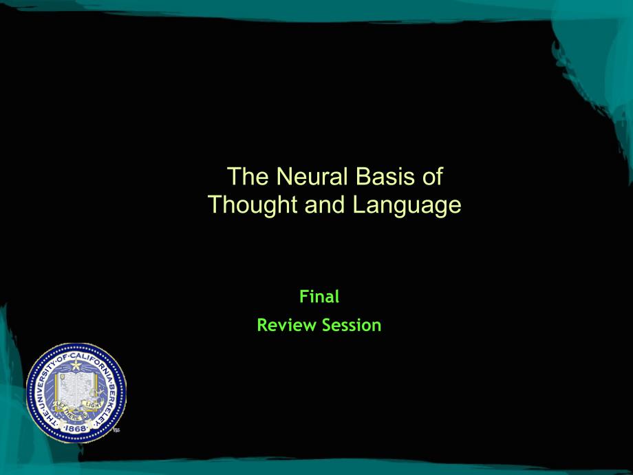 语言和思维的神经基础 The Neural Basis of Thought and Language_第1页