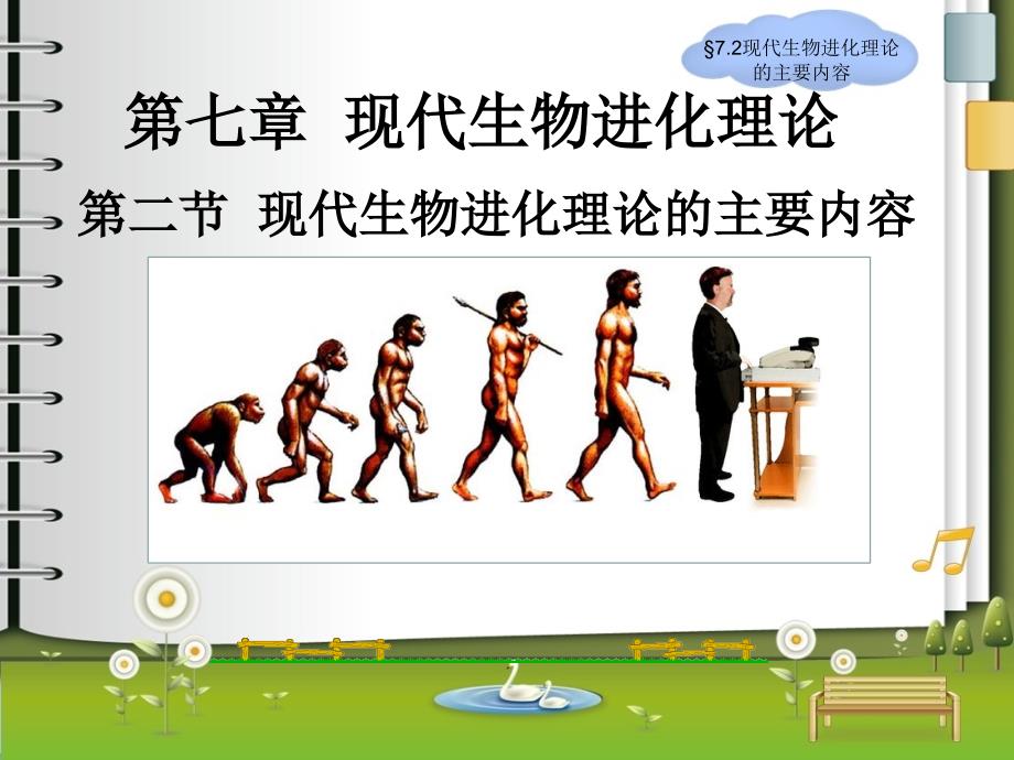 教育专题：现代生物进化理论的主要内容一1_第1页