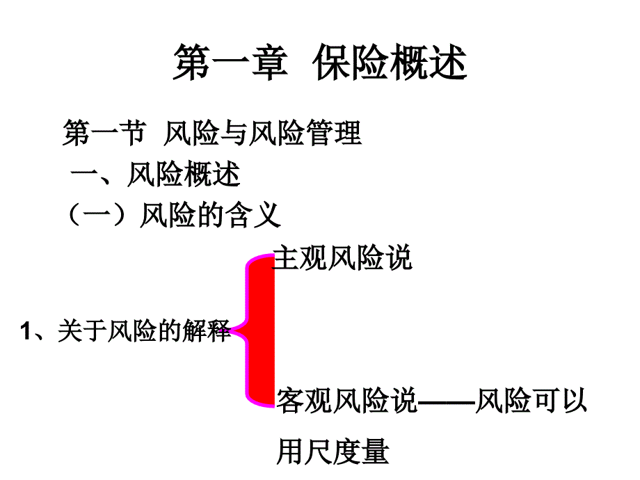 第一章 保险的概述(1)_第1页