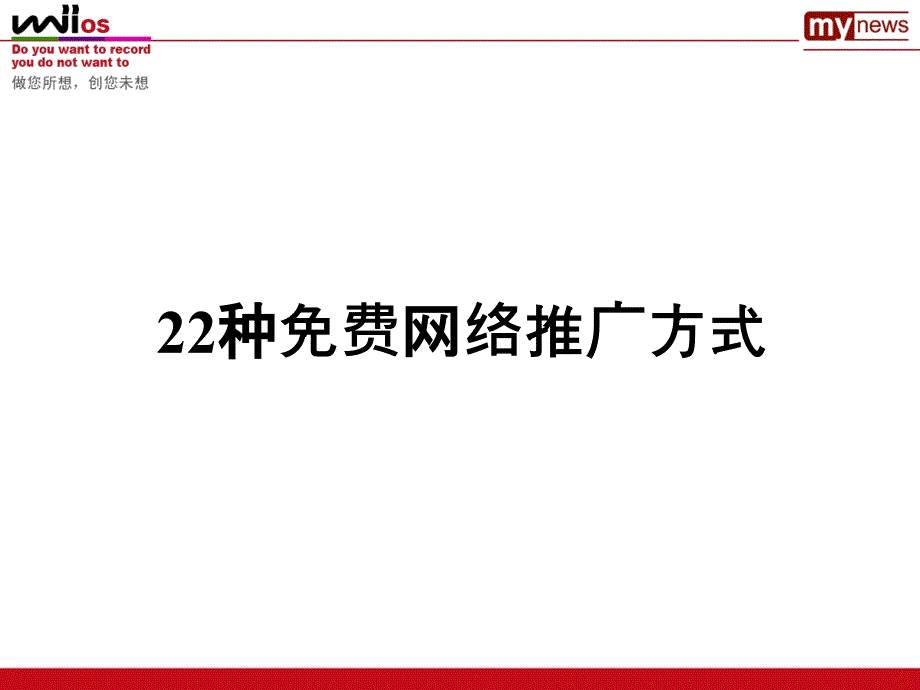 [精选]22种网络推广方式（PPT75页)4387_第1页