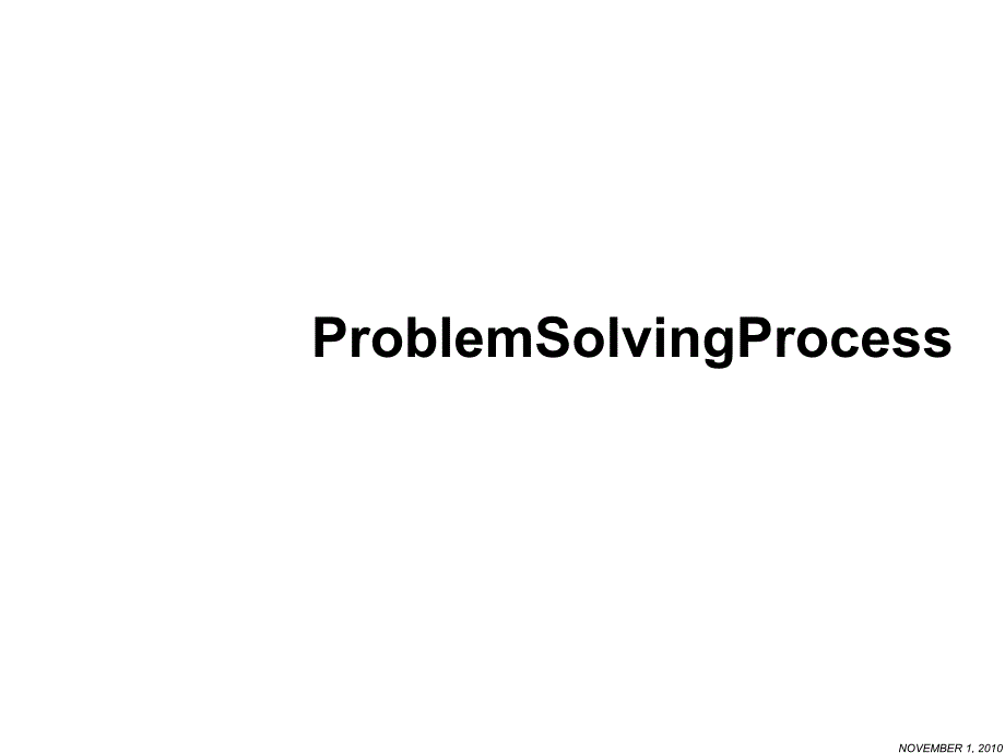 Problem_Solving问题处理方法ppt课件_第1页