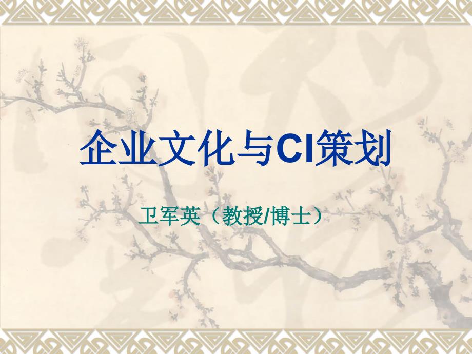 企业文化与CI策划教材csmg_第1页