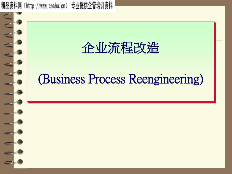 现代企业流程改造方案分析79193_第1页