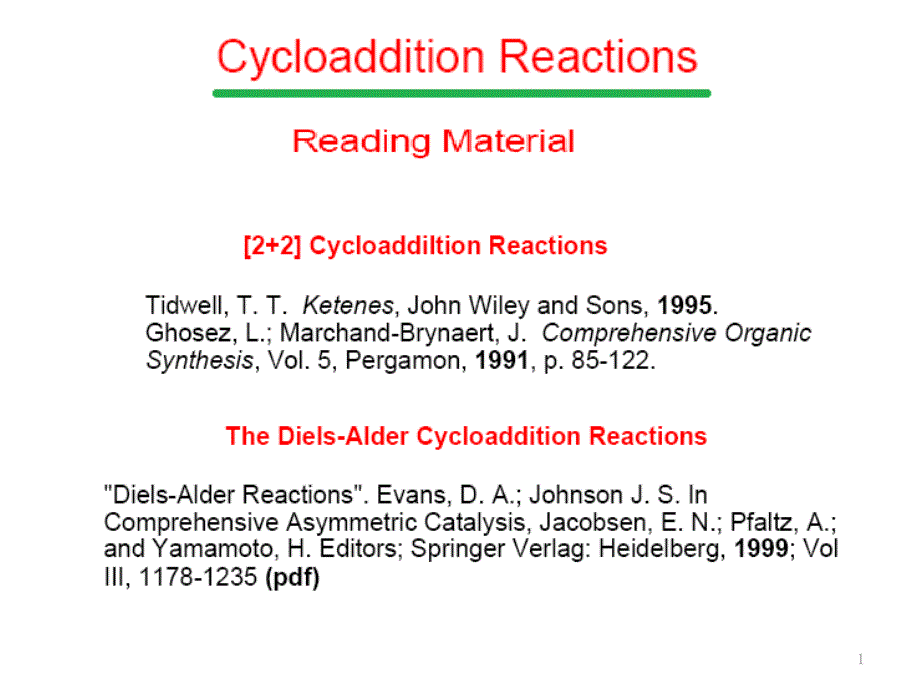 物理有机化学PPT-复旦大学-王全瑞 6.pericyclic-2_第1页