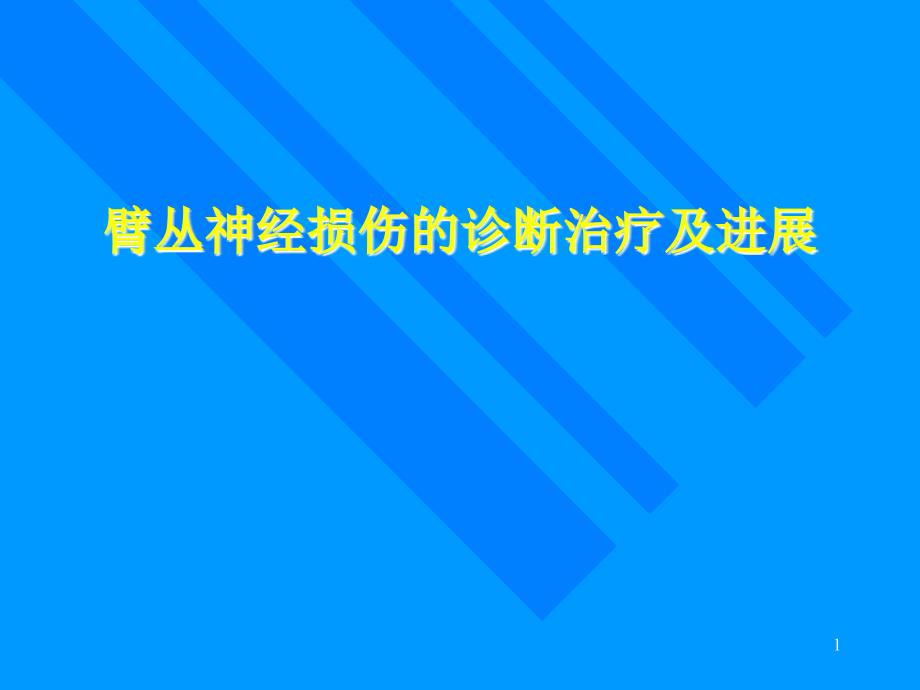 臂丛神经ppt精选课件_第1页